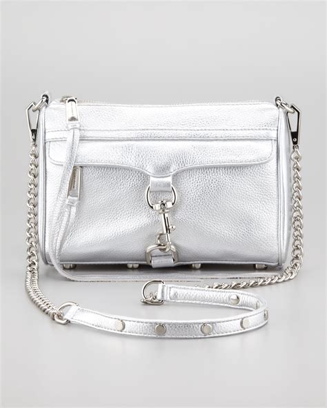 silver crossbody bag